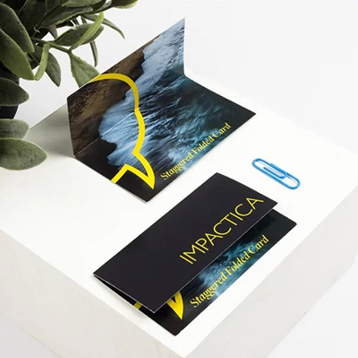 Folded Business Cards