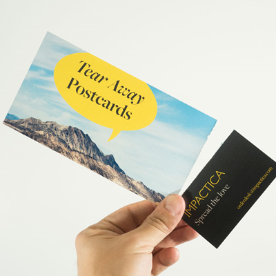 Tear Away Postcard