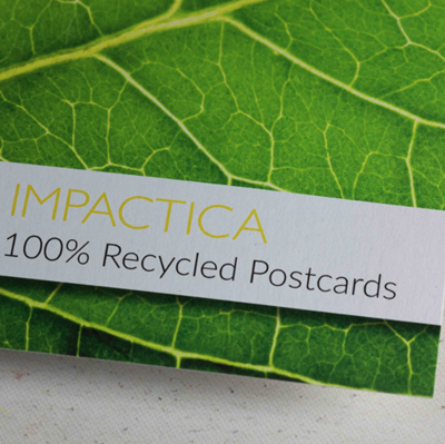 100% Recycled Postcard